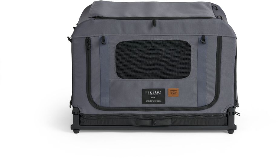 FIKAGO Skládací kennel přepravka Queen S Grey