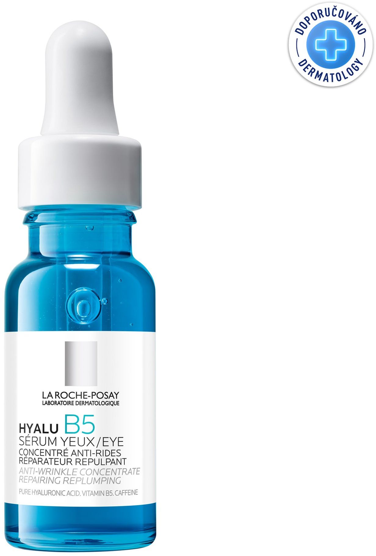 La Roche-Posay HYALU B5 oční sérum s čistou kyselinou hyaluronovou, vitamínem B a kofeinem 15 ml