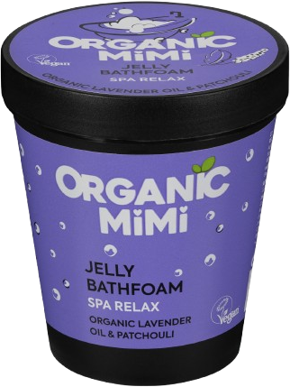 Organic Mimi Spa Relax Lavender & Patchouli gelová pěna do koupele 200 ml
