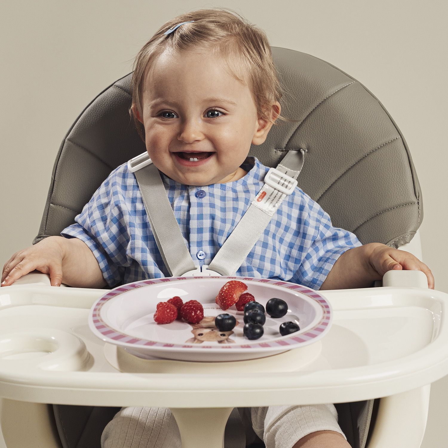 Canpol babies Talíř s přísavkou Woodland růžový 23 cm