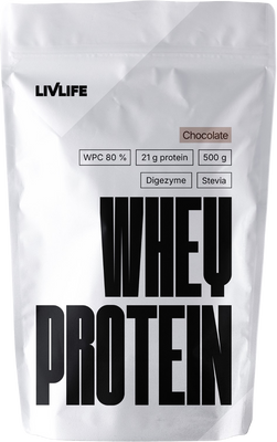 Livlife WHEY protein čokoláda 500 g