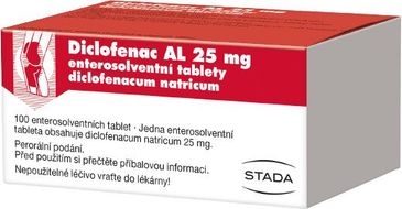 Diclofenac AL 25mg 100 tablet