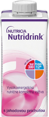 Nutridrink s příchutí jahodovou por.sol. 200 ml