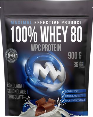 Maxxwin 100% WHEY 80 čokoláda 900 g