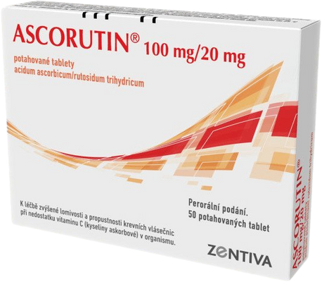 Ascorutin 100mg/20mg 50 tablet