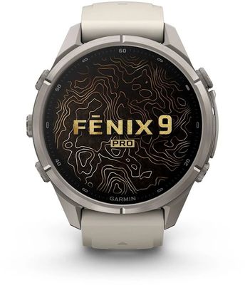 Garmin fenix 9 Pro 43mm AMOLED GR/Sand.