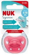 Nuk Dudlík Signature, 6-18 m, holka srdce