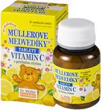 Dr.Muller Müllerove medvedíky® s príchuťou citróna a vitamínom C 45 tablet