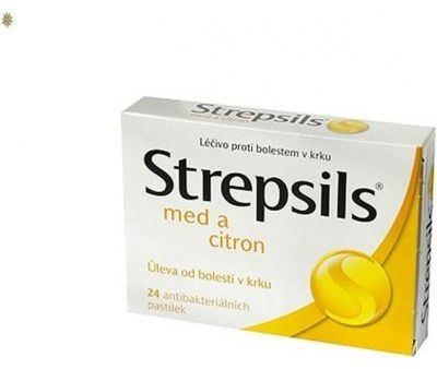 Strepsils med a citron 24 tablet