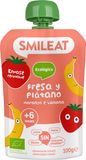 Smileat BIO kapsička jahoda, banán a karotka 6M+ 1 x 100 g