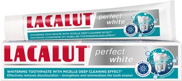 Lacalut Perfect White Micelární zubní pasta 75 ml