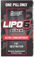 Nutrex Lipo 6 Black unflavored 60 kapslí 60 ks