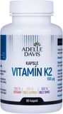 Adelle Davis Vitamín K2 (MK-7) 100 mcg 60 kapslí