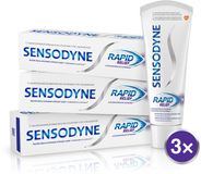 Sensodyne Zubní pasta pro citlivé zuby Rapid 3 x 75 ml