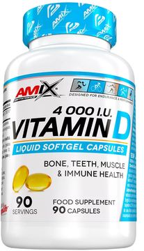 Amix Vitamin D - 4000 I.U. 90 kapslí