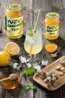Yuzu tea Zdravý Yuzu Ginger Tea 1000 g