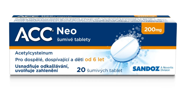 ACC® 200 NEO 200 mg šumivé 20 tablet