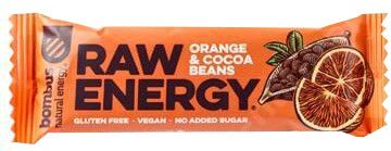 Bombus Raw Energy pomeranč a kakaové boby 50 g