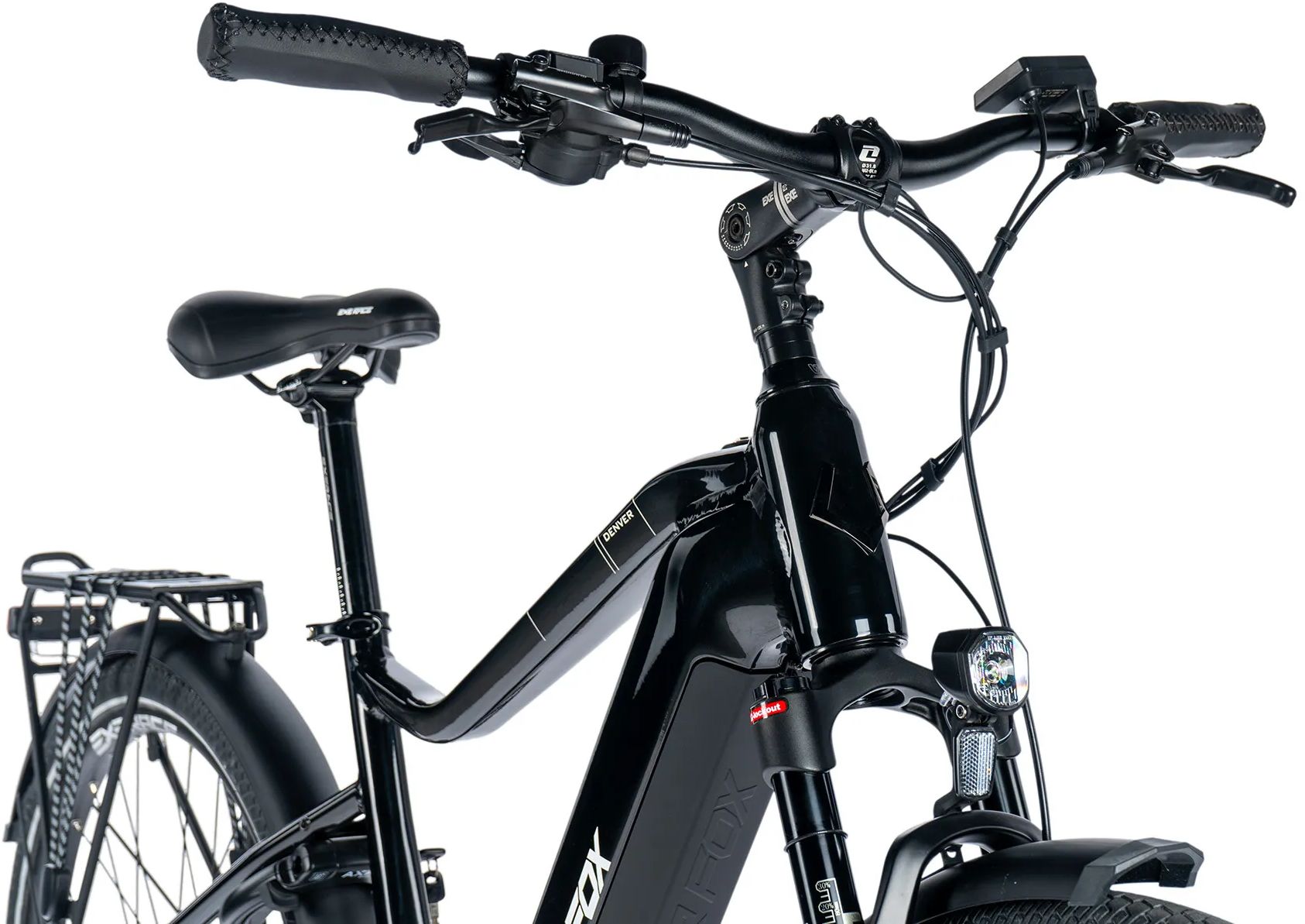 Leader Fox Elektrokolo DENVER PÁNSKÝ 28"/ 20,5" černá