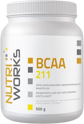 NutriWorks BCAA 2:1:1 pomeranč 500 g