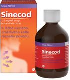 Sinecod 1,5mg/ml, sirup proti suchému kašli 200 ml