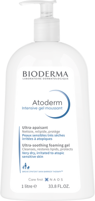 Bioderma Atoderm Intensive Gel moussant zklidňující sprchový gel pro velmi suchou a atopickou pokožku 1 l