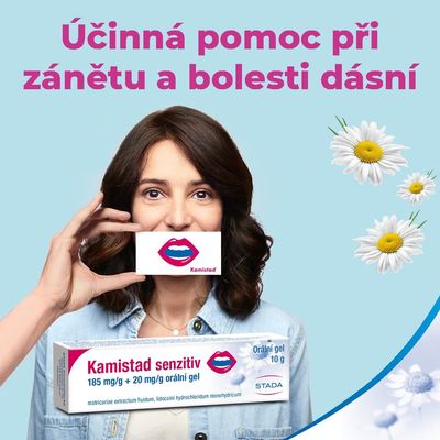 Kamistad ústní gel při zánětu a bolesti dásní 10 g