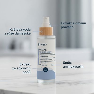 Lobey Obličejová tonizační mlha 100 ml