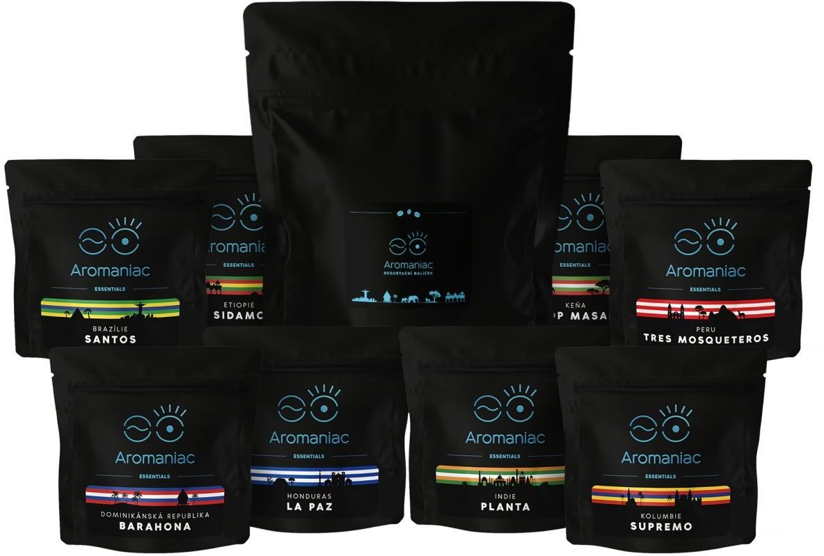 Aromaniac Degustační balíček Aromaniac Nekyseláč⁸ 8 x 50 g
