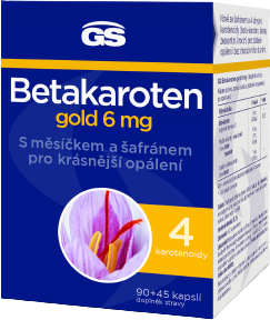 GS Betakaroten gold 6mg 135 kapslí
