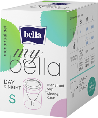 Bella menstruační kalíšek+čisticí pouzdro vel.S
