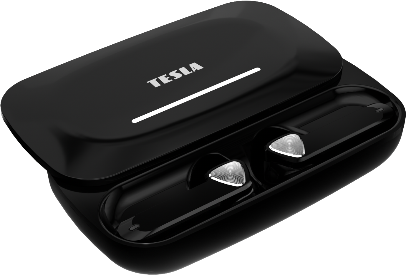 Tesla Sound EB20 Bezdrátová Bluetooth sluchátka - Black Raven