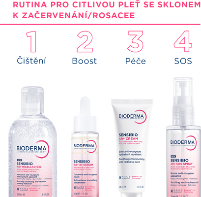 Bioderma Sensibio AR+ BI-sérum ke zmírnění začervenání a redukci vrásek 30 ml