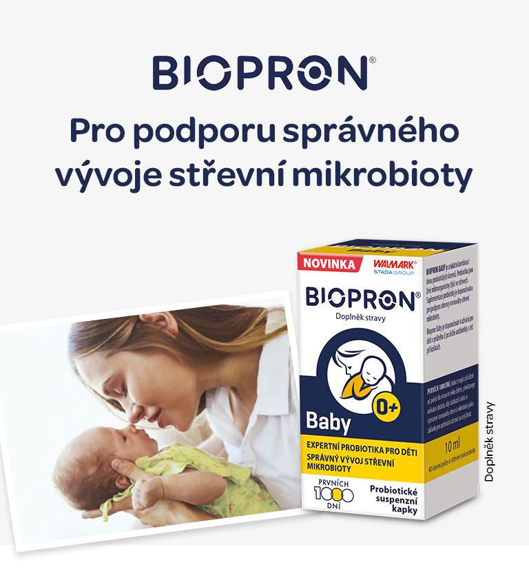 Biopron, kapky, probiotika, od narození