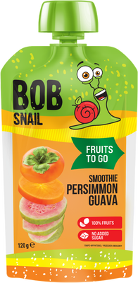 Šnek BOB Smoothie kaki-guava 120 g