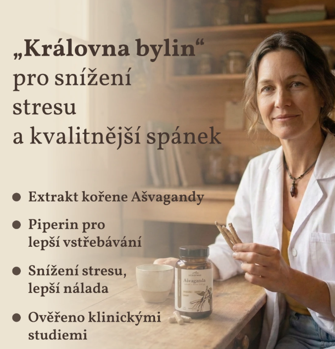 Herbyway Ašvaganda extrakt z kořene 800mg, 90 kapslí