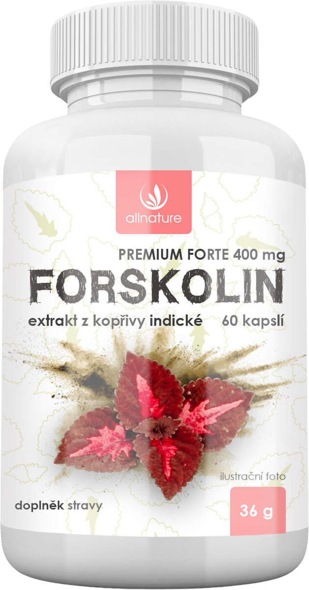 Allnature Forskolin Premium forte 400 mg 60 kapslí
