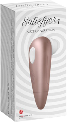 Satisfyer Number 1 Next Generation - vízálló csiklóizgató (fehér és rózsaszín)