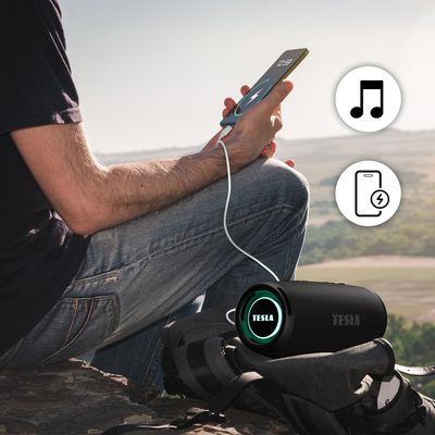 Tesla Sound BS70 Bezdrátový Bluetooth reproduktor voděodolný, černý