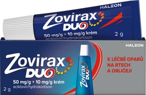Zovirax DUO 50mg/g+10mg/g krém 2 g
