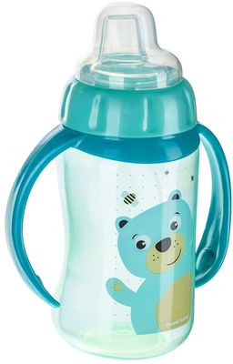 Canpol babies Tréninkový hrníček s úchyty cute animals - medvídek 320 ml