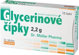Dr.Muller Glycer.čípky 2,2g 12 ks