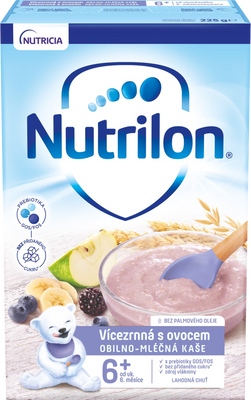 Nutrilon Vícezrnná kaše s ovocem 225 g
