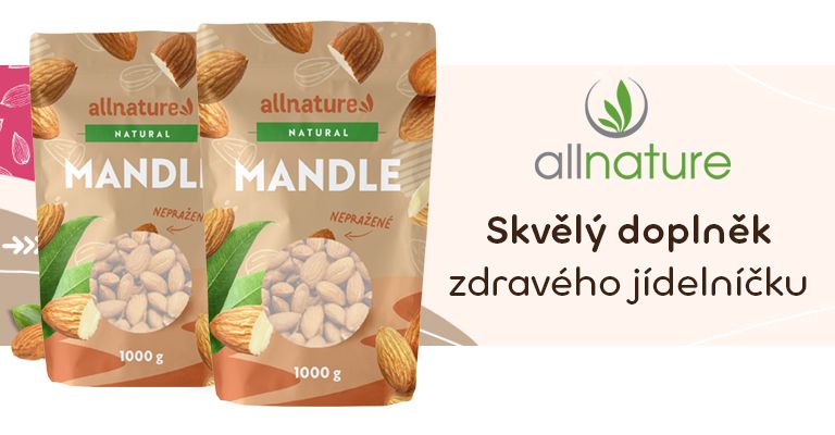 mandle, allnature, ořechy