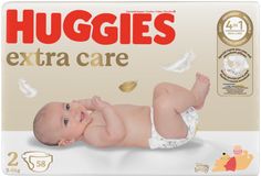 Huggies® Extra Care 2, 58 ks