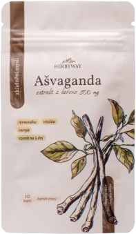 Herbyway Ašvaganda extrakt z kořene 800mg, vzorek na 5 dní 10 kapslí