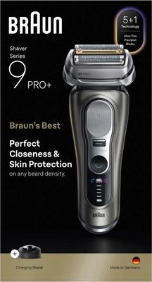 Braun Series 9 PRO+, 9615S Elektrický holicí strojek, Tmavě šedá
