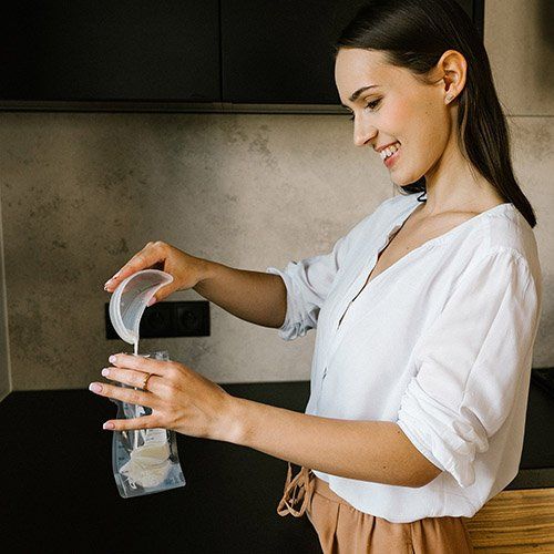 BabyOno Sáčky na mateřské mléko 180 ml, 30 ks