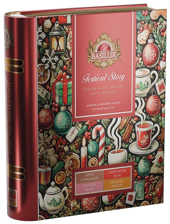 Basilur Festival Story Book Assorted plech 32 x 2 g