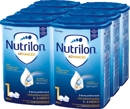 Nutrilon Advanced 1 počáteční kojenecká mléka 6 x 800 g